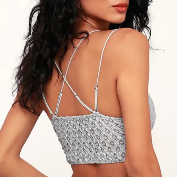 FP Adella Lace Bralette - Light Grey (Stone) - Picture 2 of 6